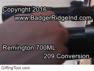 Metal Remington 700ML Muzzleloader Rifle Weather Shroud 