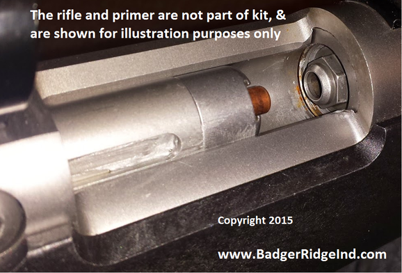 Feeding a 209 primer into the Badger Ridge Hunter breech plug