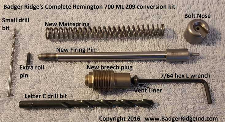 The best Remington 700 ML 209 conversion kit
