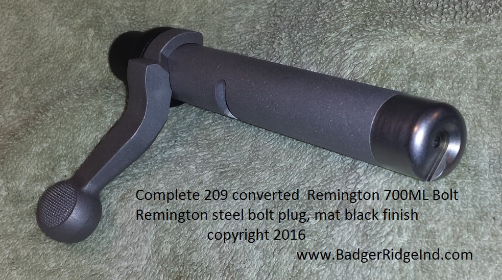 Badger Ridge's new 209 Converted Remington 700 ML bolt