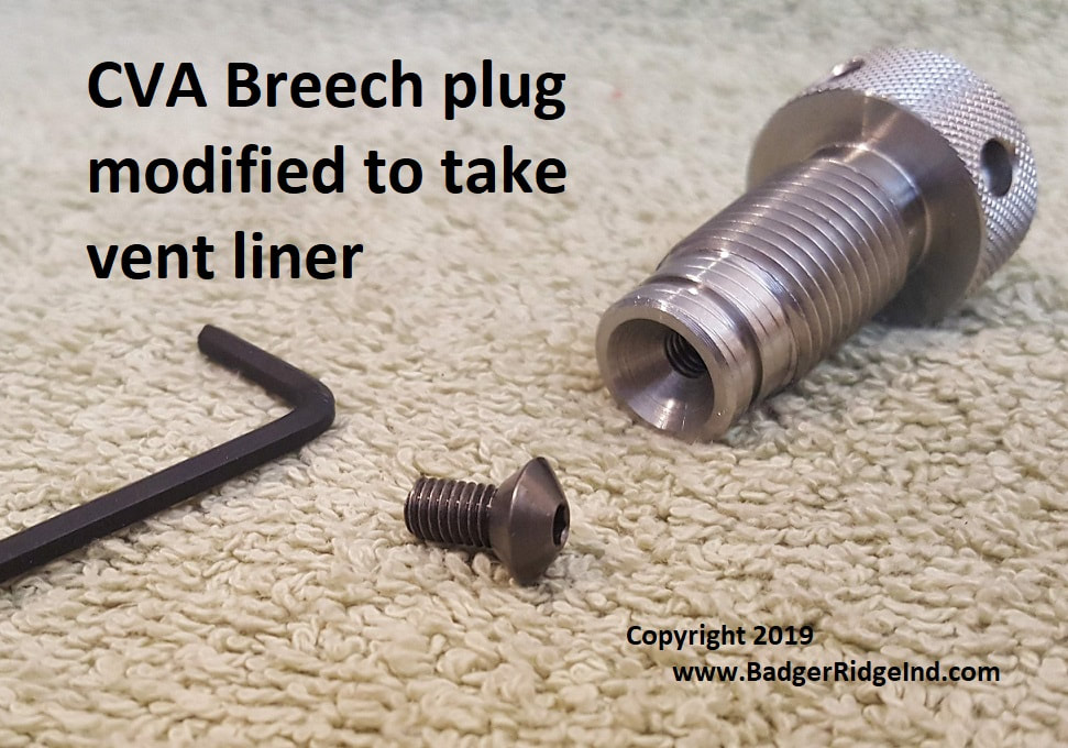 Cva 209 Inline Breech Plug Replacement For 209 Capable Cva In Line Rifles