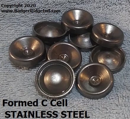 Formed Stainless C cell 381-5016 freeze plugs